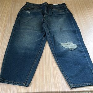Time and Tru high rise barrel leg Jean NWT